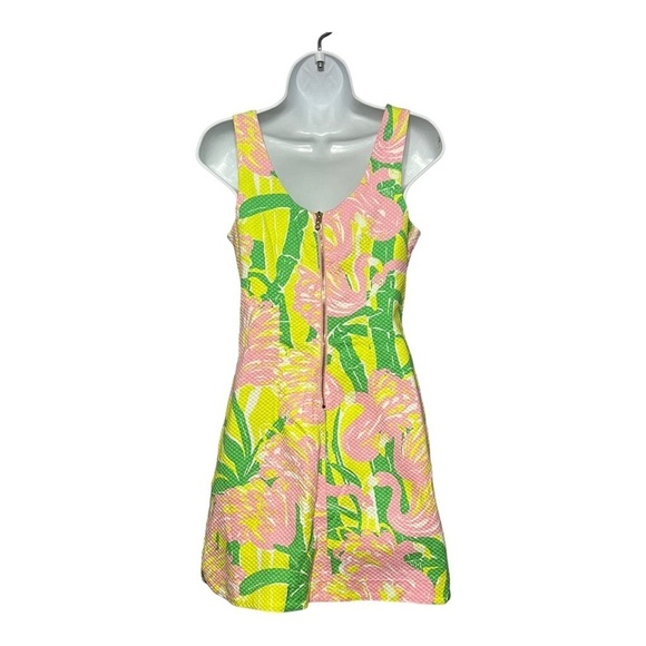 Lilly Pulitzer For Target Summer Breeze Shift Dress Pink Green Floral Size 2 - Picture 4 of 13